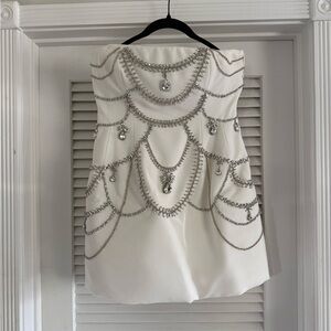 JONATHAN SIMKHAI WHITE ARTA DRESS | Size 8 ✨ perfect condition